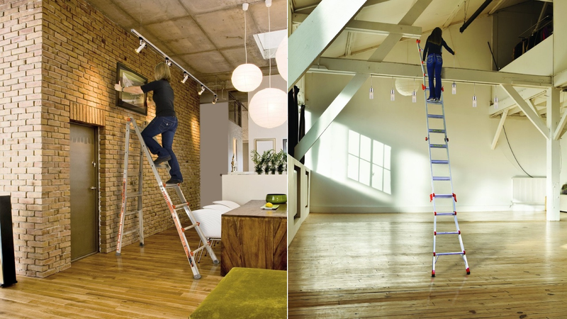 Little Giant 17' Ladder With Wall Rack, $180 | 22' Ladder, $210